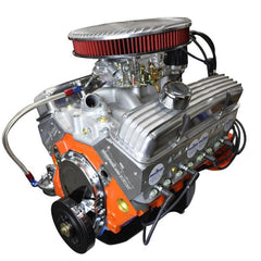 BluePrint Engines 383 ci Small Block GM style drop in ready Engine - dressed longblock w/ carb BP38318CTCV