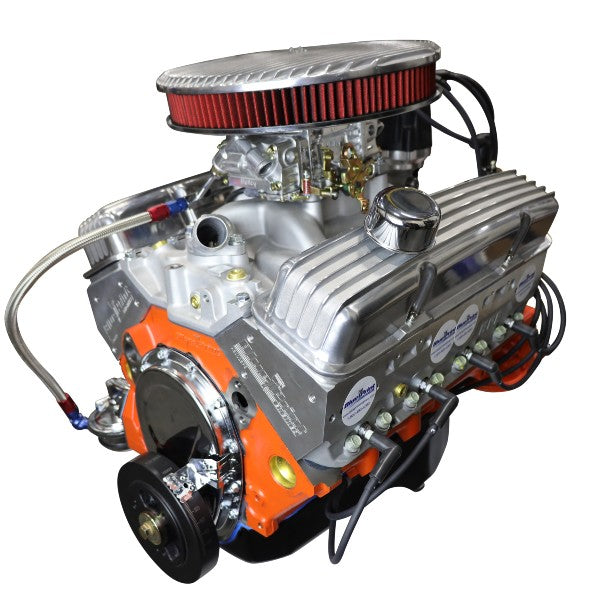 BluePrint Engines 327 ci Small Block GM style drop in ready Engine - dressed longblock w/ carb BP327CTCV