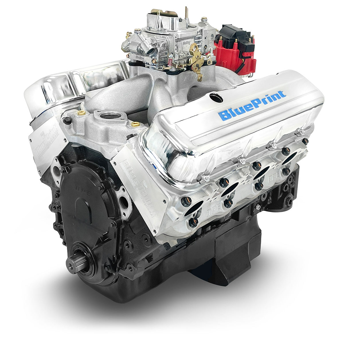 BluePrint Engines 496 ci Big Block GM style engine - dressed longblock w/ carb BP4967CTC