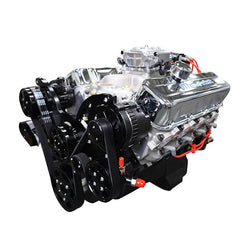 BluePrint Engines 496 ci Big Block GM style engine - dressed longblock w/ carb BP4967CTFKB
