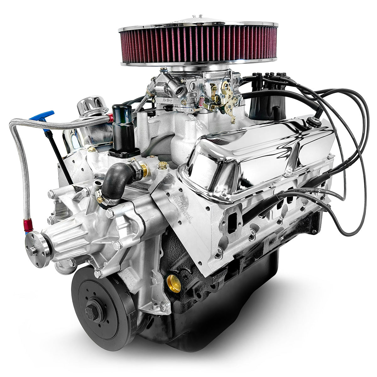 BluePrint Engines 408 ci Small Block Chrysler Engine Deluxe Dressed Carbureted BPC4085CTCD