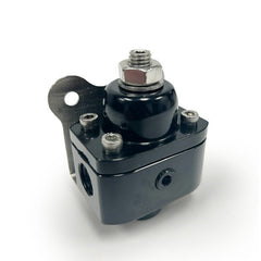 BluePrint Engines BILLET ALUMINUM FUEL PRESSURE REGULATOR, 5-12 PSI, -6AN ORB, BLACK BPP13205BK