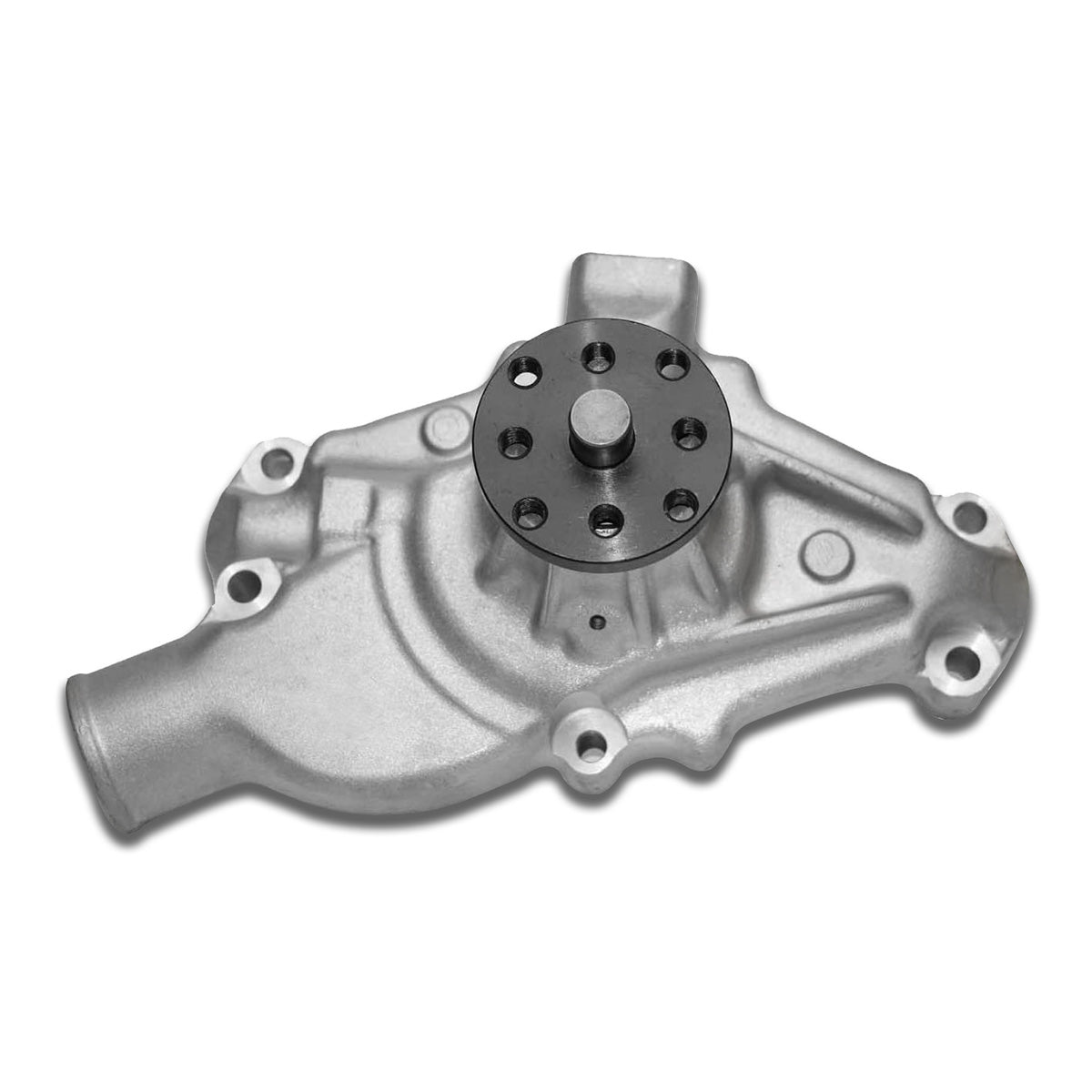 BluePrint Engines ALUMINUM MECHANICAL WATER PUMP, CHEVY SB, SHORT, STANDARD ROTATION, SATIN BPP1668