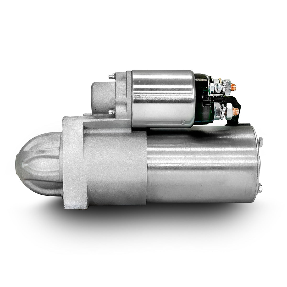 BluePrint Engines STARTER, CHEVY SB/BB, STAGGERED MOUNT, 168 TOOTH FLYWHEEL, DENSO STYLE, OE FINISH BPP168SBK