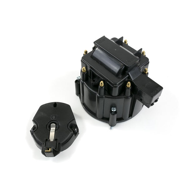 BluePrint Engines HEI DISTRIBUTOR CAP and ROTOR KIT for BPE DISTRIBUTORS, COIL COVER, ROTOR, V8 ENGINE, BLACK BPP19110931