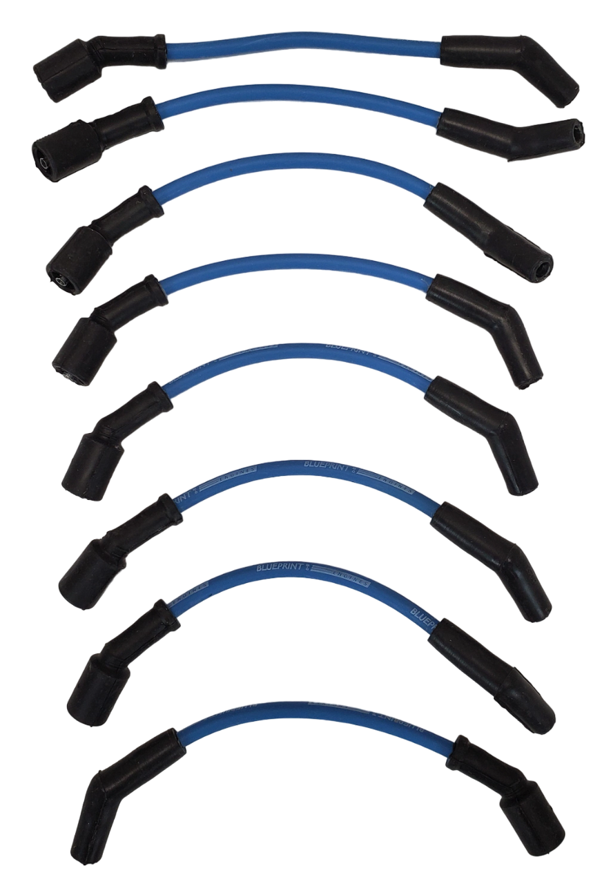 BluePrint Engines 8.65mm SPARK PLUG WIRE SET, 180 DEGREE BOOTS, GM LS BPP28888