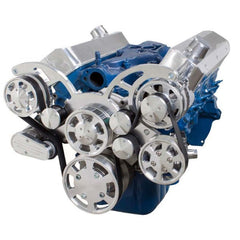 BluePrint Engines SBF 302/351W FRONT ACCESSORY DRIVE, FULL SERPENTINE W/ ALT, PS, WP, BRACKETS, BOLTS BPP302FDPS4