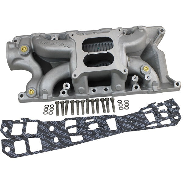 BluePrint Engines BluePrint Engines SBF 302 Intake Manifold Kit, Dual Plane, Aluminum, Natural, Square Bore, Ford, Small Block 302 BPP302INT
