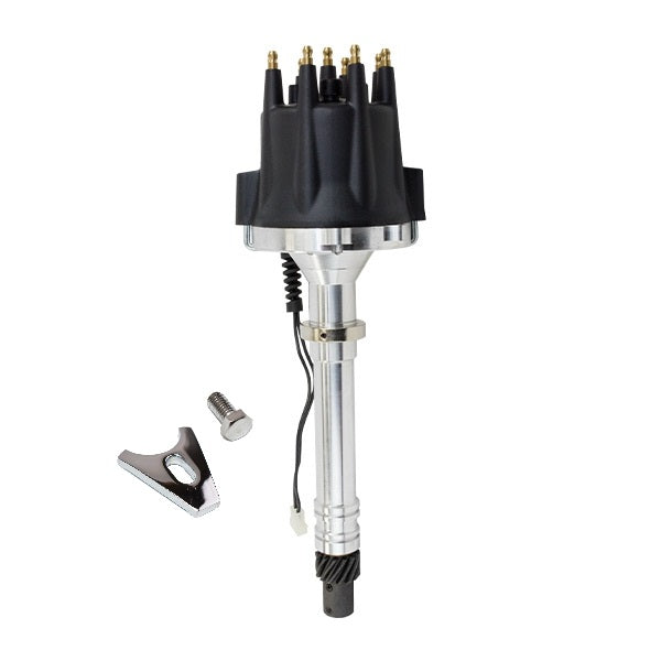 BluePrint Engines PRO SERIES 2 WIRE DISTRIBUTOR, CHEVY SB/BB, V8 ENGINE, BLACK CAP BPP3502BK