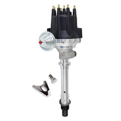 BluePrint Engines PRO SERIES READY TO RUN TACH DRIVE DISTRIBUTOR, CHEVY SB/BB, V8 ENGINE, BLACK CAP W/ FIXED COLLAR BPP3503TDBK