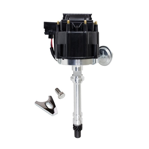 BluePrint Engines HEI DISTRIBUTOR, CHEVY SB/BB, V8 ENGINE, 65K VOLT COIL, BLACK CAP BPP350BK