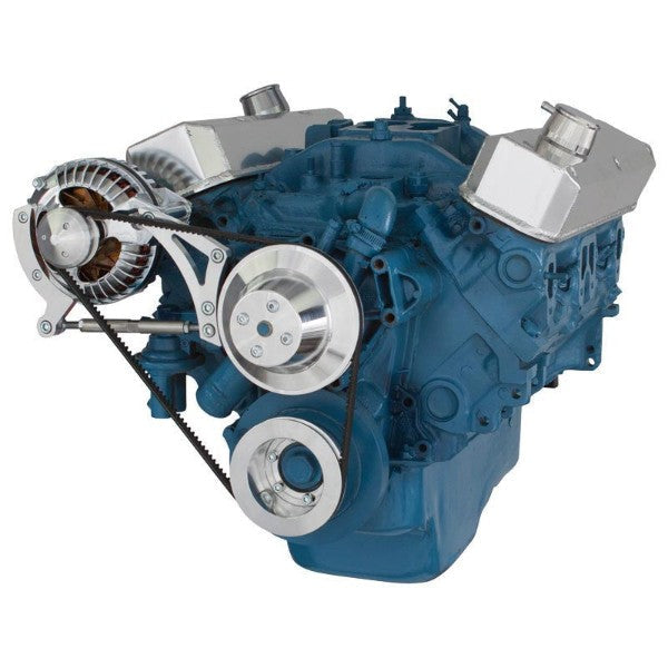 BluePrint Engines SB MOPAR FRONT ACCESSORY DRIVE, V-BELT W/ ALT, WP, BRACKETS, BOLTS BPP360FDE2