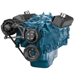 BluePrint Engines SB MOPAR FRONT ACCESSORY DRIVE, QUICK SERPENTINE W/ ALT, WP, BRACKETS, BOLTS BPP360FDE3BK
