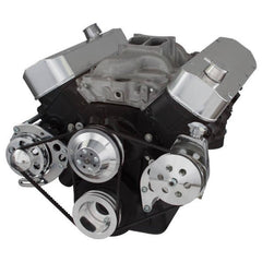 BluePrint Engines BBC (STD DECK) FRONT ACCESSORY DRIVE, V-BELT W/ ALT, PS, WP, BRACKETS, BOLTS BPP454FDPS2BK