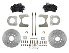 LEED Brakes BRC4001X Rear Drum to Disc Brake Conversion Kit - 11 inch Rotor - MaxGrip - Black