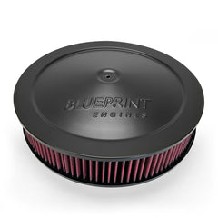 BluePrint Engines 14" BluePrint Air Cleaner w/ 4500 Flat Base BPP144BK