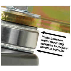 Design Engineering, Inc. 50089 Boom Mat Decoupling Washer 1/2 (.531 ID x 2.5 OD) - 4 Pack