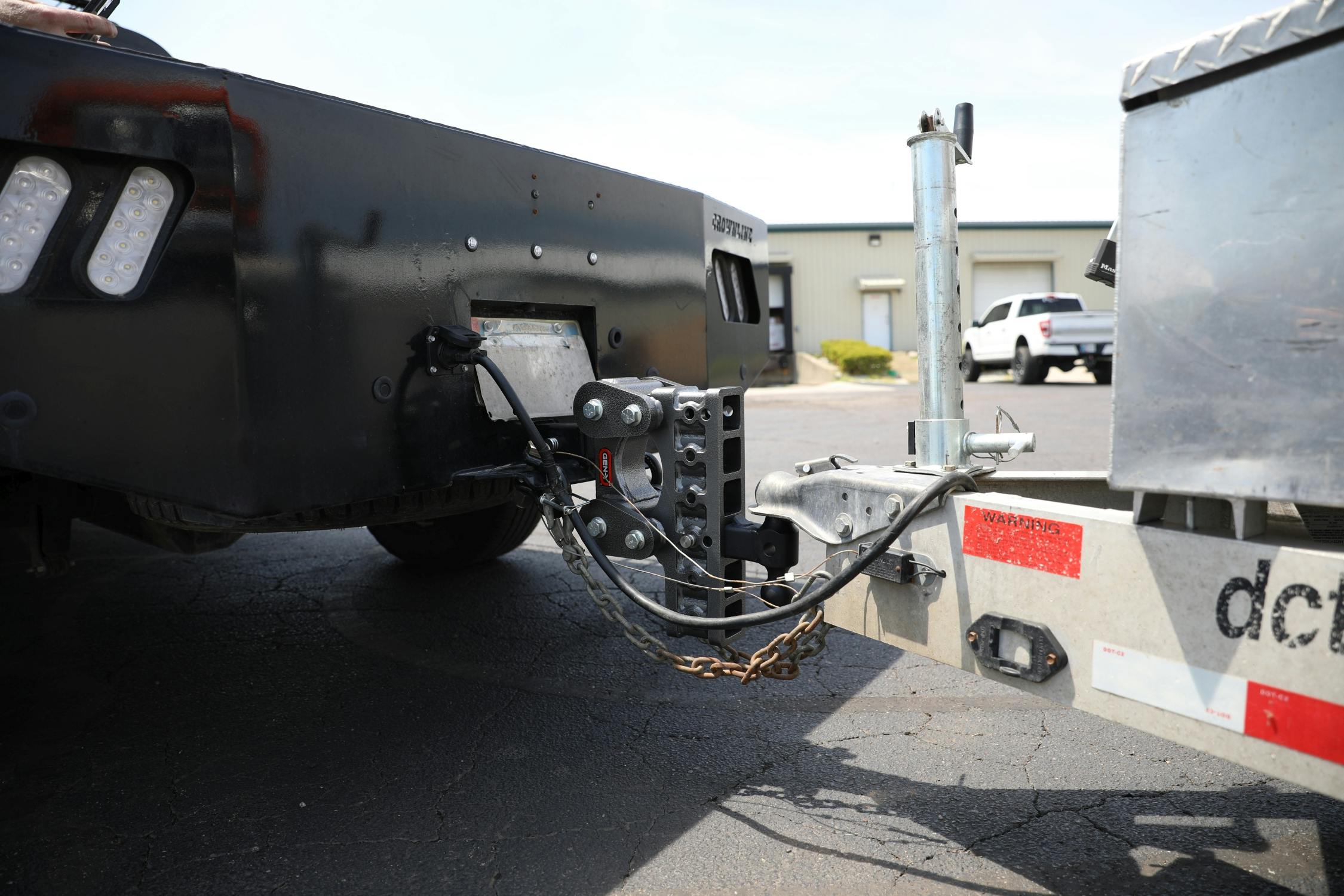 GEN-Y Hitch GH-1015 Boss Torsion-Flex 2in Shank 7.5in Drop 1.1K TW 10K Hitch and GH-031 Dual-Ball