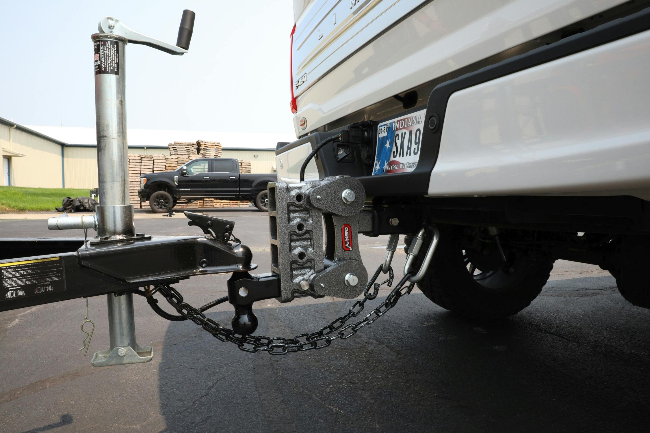 GEN-Y Hitch GH-1825 Boss Torsion-Flex 3in Shank 9in Drop 2.4K TW 21K Hitch and GH-061 Dual-Ball and GH-062