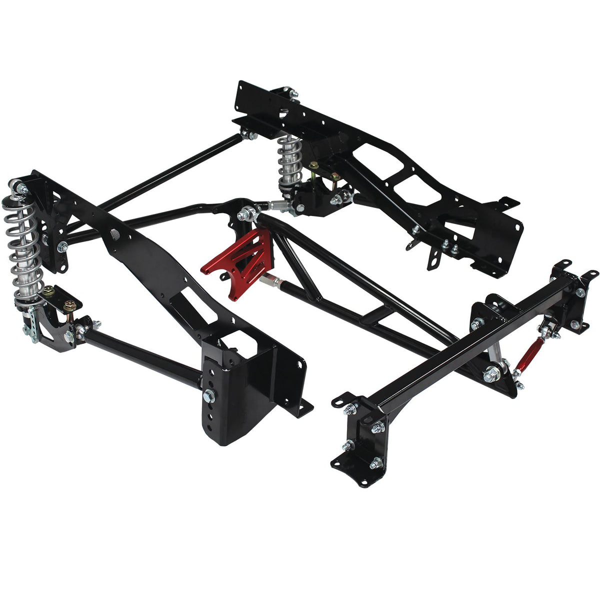 QA1 R132-250 Rear Suspension, Firm, S-Adj, Ford 9 In, 73-87 C10, Sgl Adjust, 250 Lb Springs