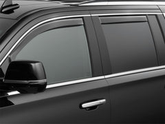 WeatherTech 82865 Dark Smoke FrontandRear Side Window Deflectors