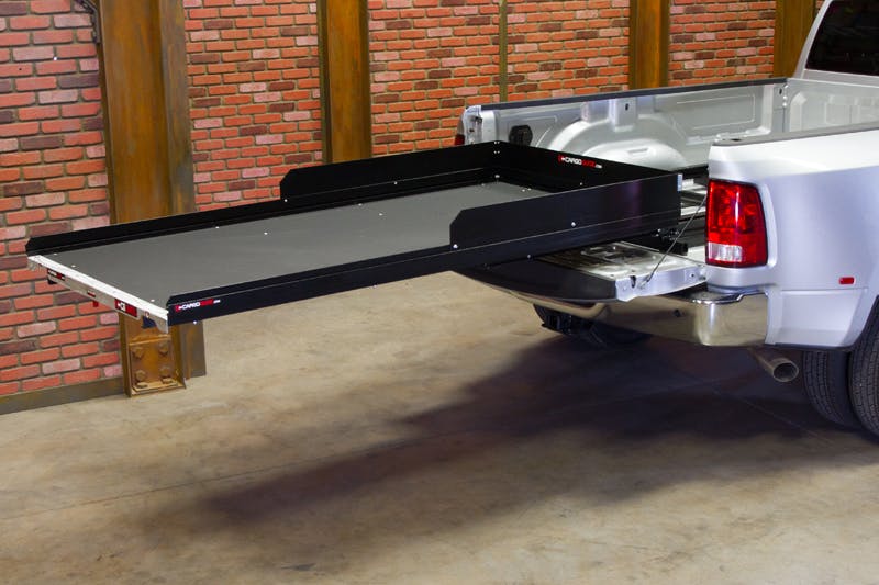 DECKED CG1500XL-9548 Slide Out Cargo Tray, 1500lb capacity, 100% ext 28 bearings, Alum Tie-Down Rails