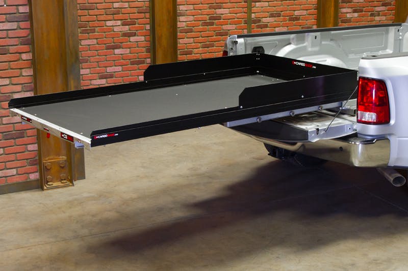 DECKED CG2200XL-9548 Slide Out Cargo Tray, 2200lb capacity, 100% ext 28 bearings, Alum Tie-Down Rails