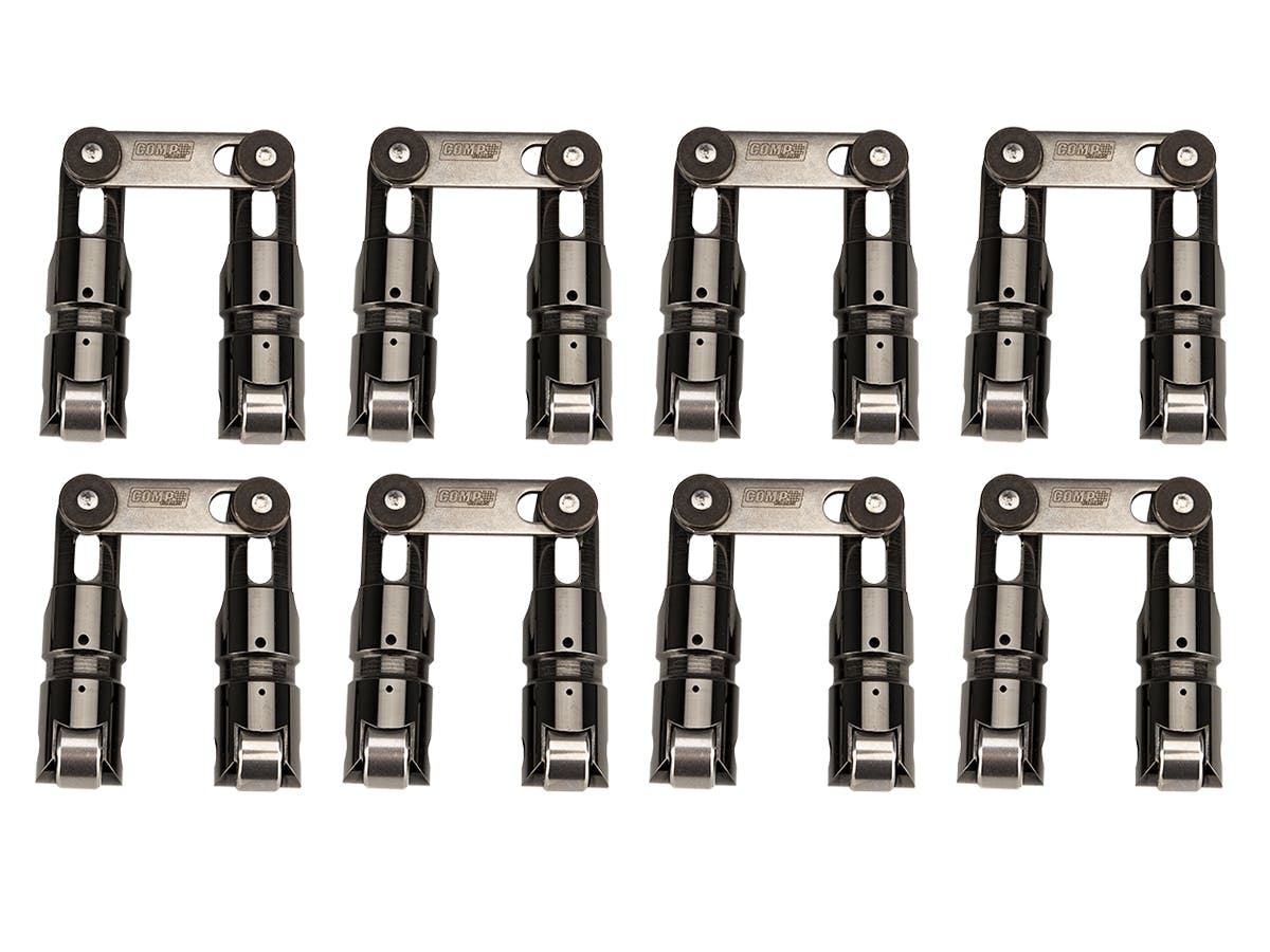 Competition Cams 99818D-16 Race XD DLC Coated Bushed Solid Roller Lifters for .842 inch Chevrolet Small Block