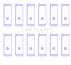 King Engine Bearings Inc CR6754XPC CONNECTING ROD BEARING SET For TOYOTA 2JZGE, 2JZGTE, 24V 3.0L