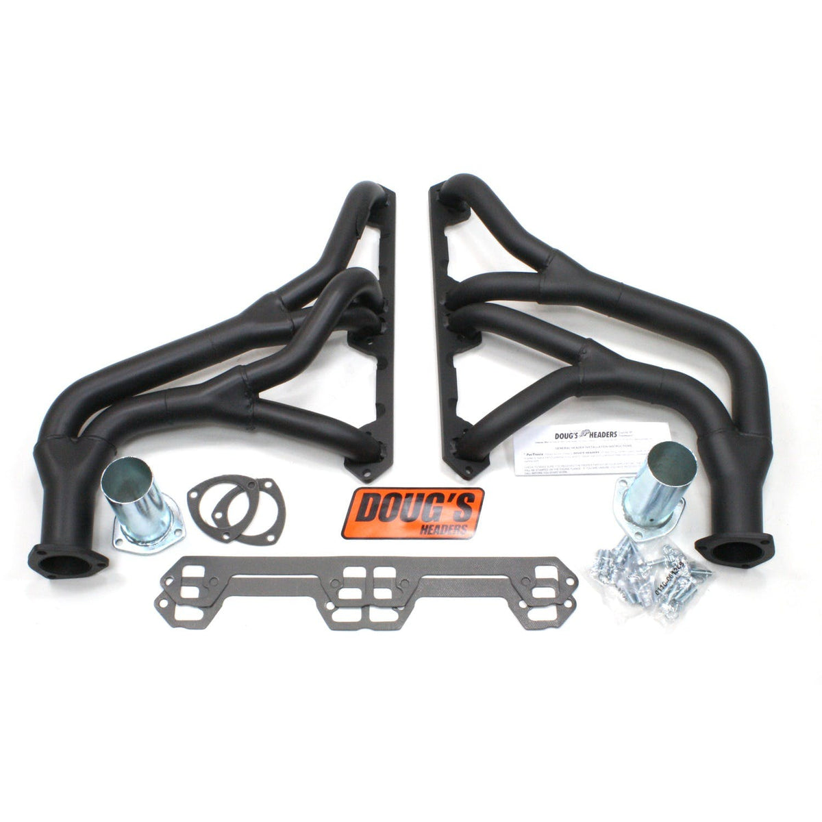Doug's Headers D1104Y-B 1 5/8 Tri-Y Header Hi-Temp Black Coating