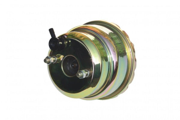 LEED Brakes E61A1 7 in Dual Power Booster , 1-1/8in Bore, side valve, disc/drum (Zinc)