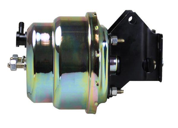 LEED Brakes E61F7 7 in Dual Power Booster , 1-1/8in Bore, Adj. Combo Valve (Zinc)