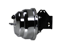 LEED Brakes E96B4 8 in Dual Power Booster , 1-1/8in Bore, side valve, disc/disc (Chrome)