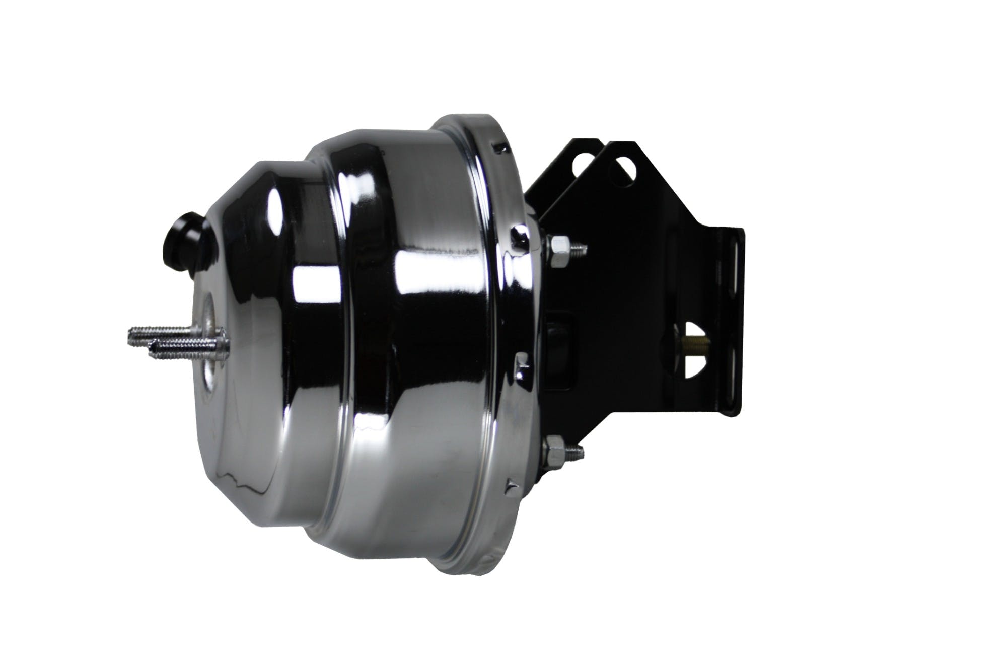 LEED Brakes E9FB4 8 in Dual Power Booster , 1 in Bore, side valve, disc/disc (Chrome)