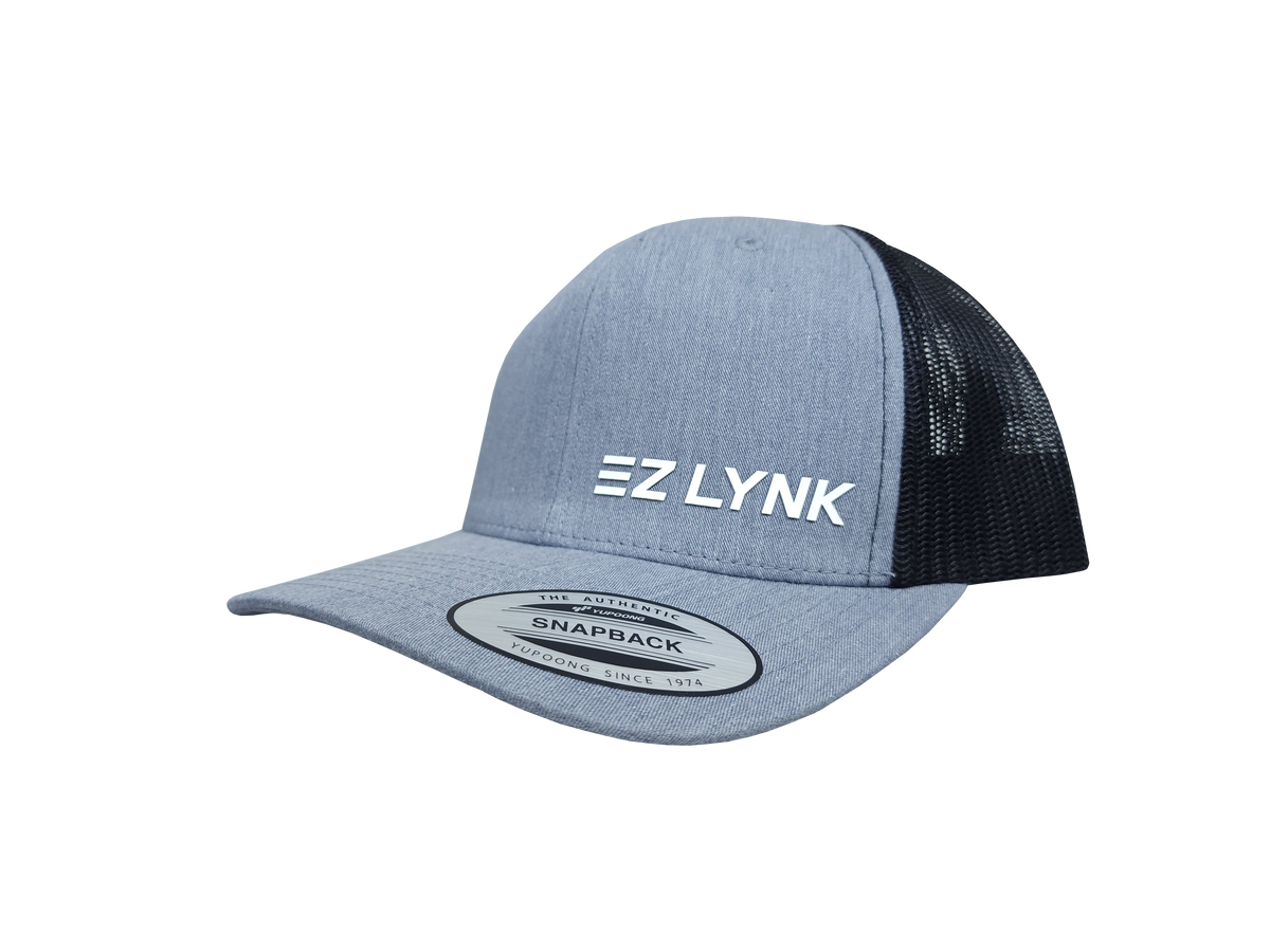 EZ LYNK Mesh Back Snap Back Ball Cap