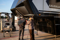 GEN-Y Hitch GH-8061 Executive Torsion Flex Rhino Fifth Wheel King Pin Box 3.5K - 5.5K pin weight