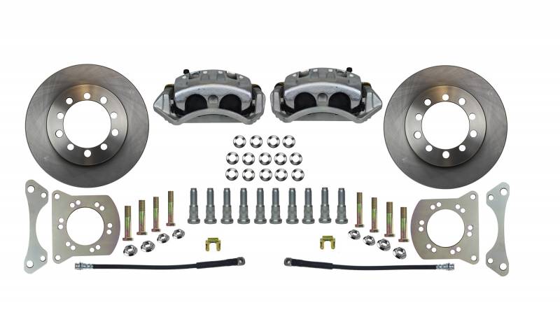 LEED Brakes FC3001SM FRONT DISC BRAKE CONVERSION KIT - KNUCKLE MOUNT JEEP, WILLYS, CJ3, CJ5, CJ6, COMMANDO, JEEPSTER