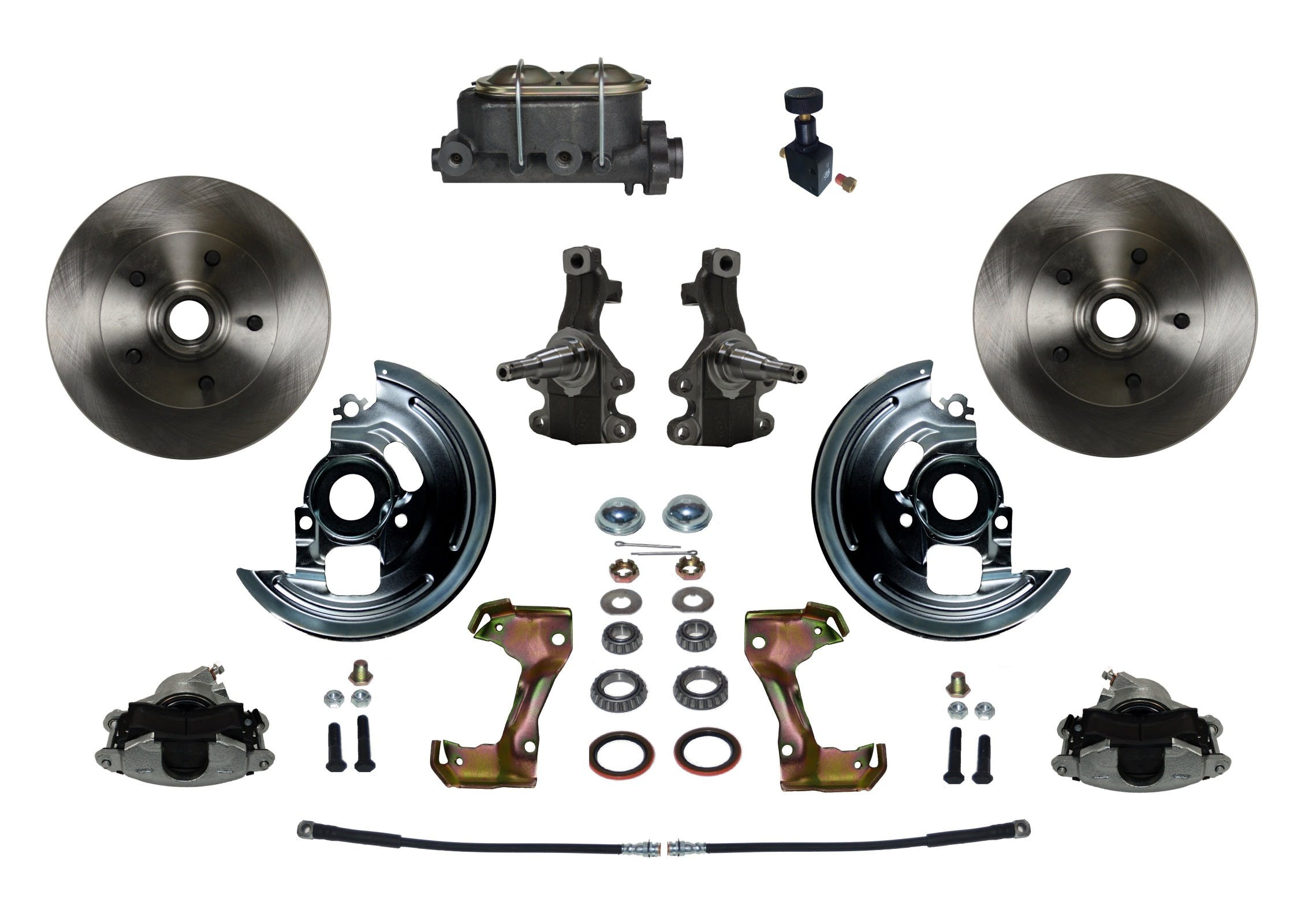 LEED Brakes FC1003-305 Manual Front Disc Conversion Kit - Adj Valve