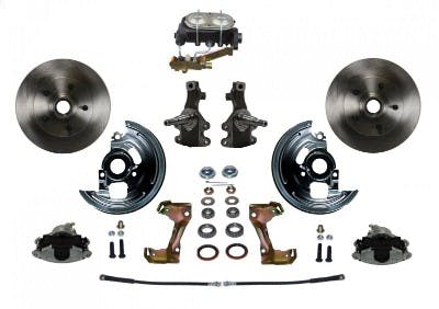 LEED Brakes FC1003-3A1 Manual Front Disc Conversion Kit - Disc/Drum