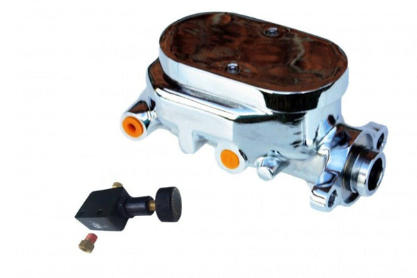 LEED Brakes FC1003-E05X Manual Front Disc Conversion Kit - Adj Valve - MaxGrip - Chrome