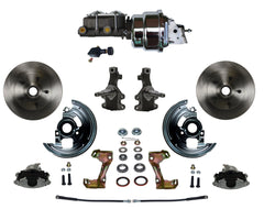 LEED Brakes FC1003-LB05 Power Front Disc Kit - 7 in - Adj Valve - Chrome