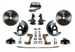 LEED Brakes FC1007-3A1 Manual Front Disc Conversion Kit - Disc/Drum