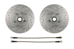 LEED Brakes FC1010-3A1X Front Disc Brake Conversion, Manual Disc/Drum - MaxGrip XDS