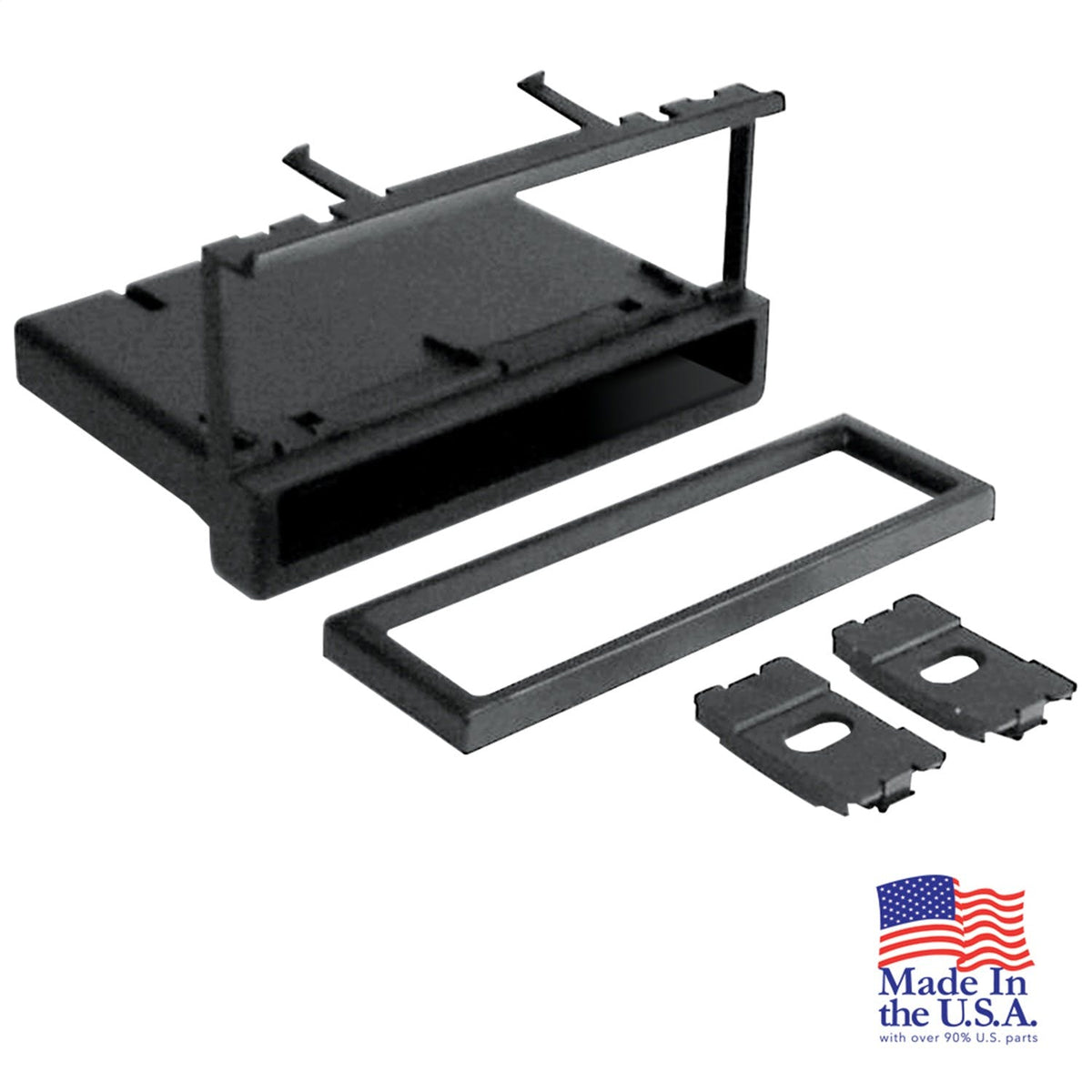 Scosche FD1327B Custom Fit Single DIN w/Molded Pocket Dash Kit