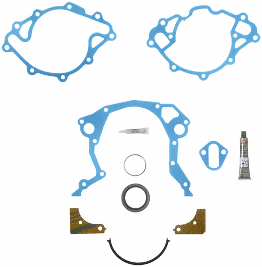 FEL-PRO Timing Cover Gasket Set w/Sleeve SBF 221-351W pn.TCS45168