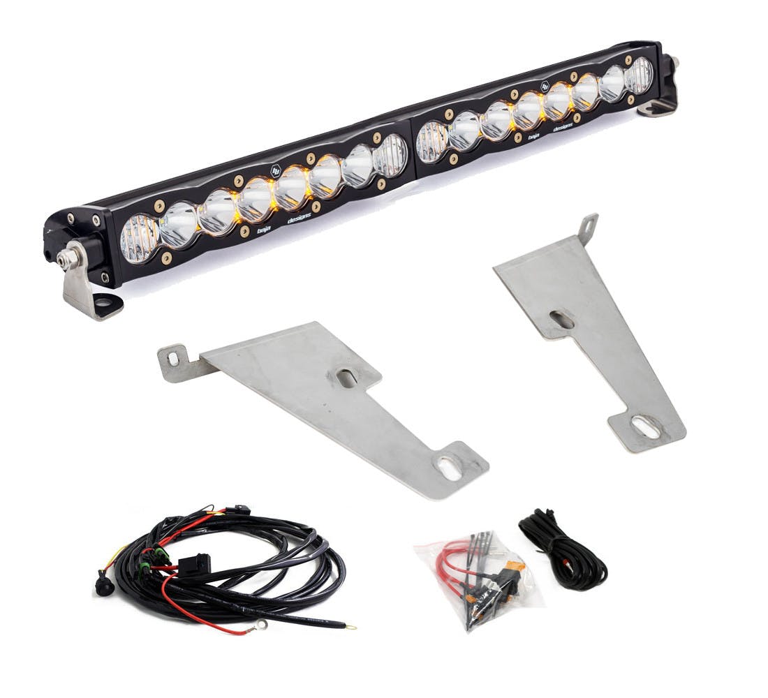 Baja Designs 448076 Toyota Tundra 20 Inch S8 Behind Bumper Kit Clear Baja Designs