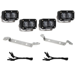 Baja Designs 448162 Toyota S2 SAE OEM Fog Light Replacement Kit, Clear