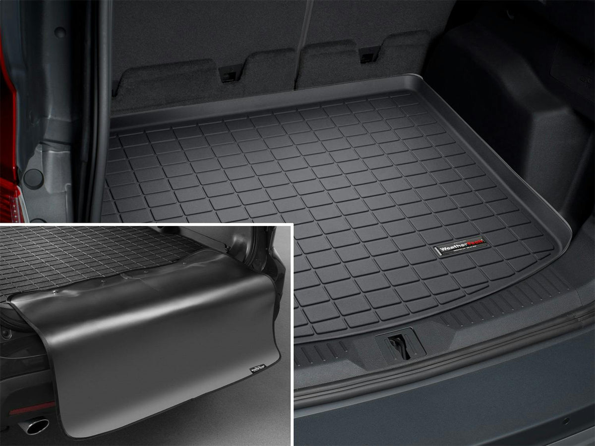 WeatherTech 40570SK Black Cargo Liner With Bumper Protector