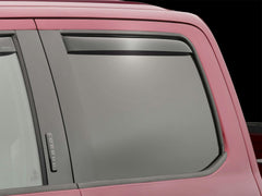 WeatherTech 81765 Rear Side Window Deflectors Dark Smoke
