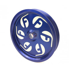 Fleece Performance Cummins Dual Pump Pulley For use with FPE Dual Pump Bracket Blue pn fpe-34211-blu